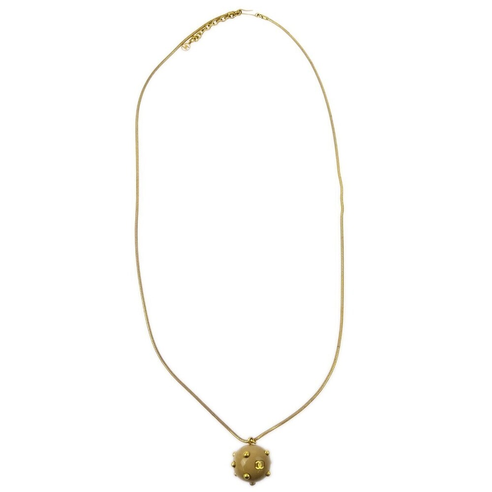 Chanel Vintage CC Ball Pendant Metal and Enamel